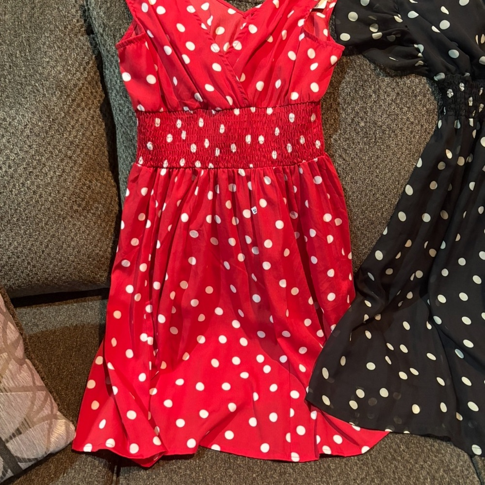 Red Polka Dot dresses
